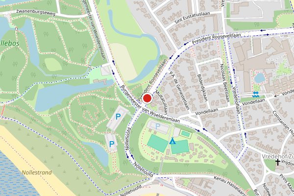 Brandweer-melding op President Rooseveltlaan, Vlissingen op 28 juni, kaart-overzicht
