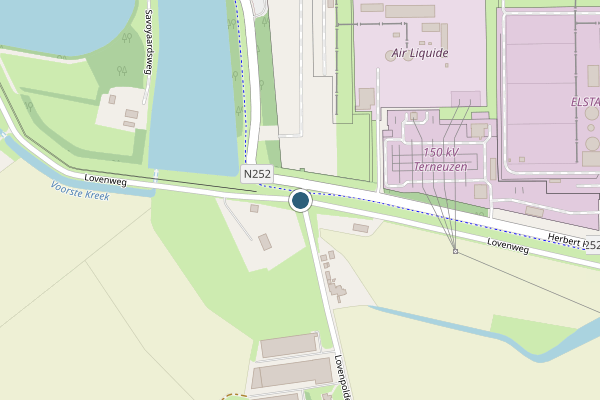 Politie-melding op Lovenweg, Hoek op 28 juni, kaart-overzicht