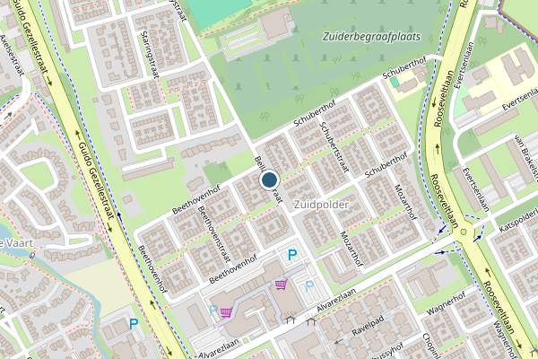 Politie-melding op Bellamystraat, Terneuzen op 29 juni, kaart-overzicht