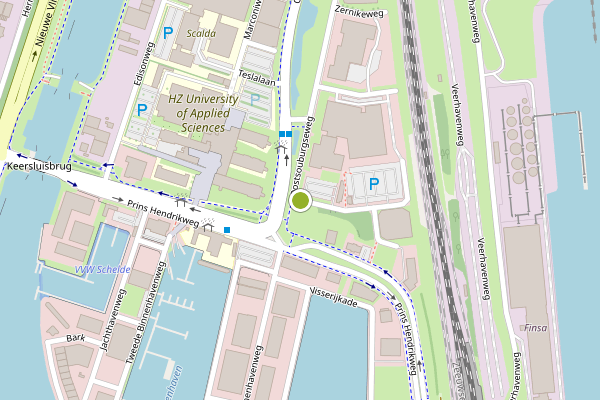 Ambulance-melding op Oostsouburgseweg, Vlissingen op 29 juni, kaart-overzicht