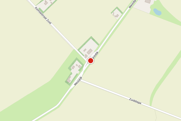 Brandweer-melding op Westdijk, IJzendijke op 29 juni, kaart-overzicht