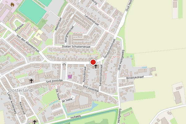 Brandweer-melding op Burgemeester van der Havestraat, Oosterland ZL op 30 juni, kaart-overzicht
