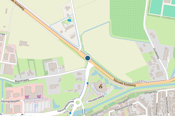 Politie-melding op Zierikzee op 1 juli, kaart-overzicht