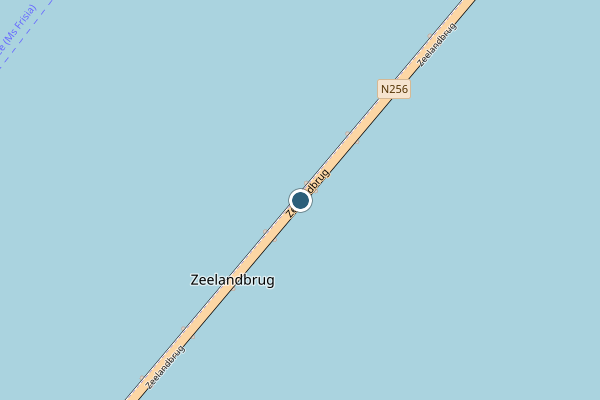 Politie-melding op Zeelandbrug, Zierikzee op 5 juli, kaart-overzicht