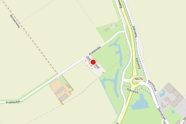 Brandweer-melding op Oude Menne, Groede op 5 juli, kaart-overzicht