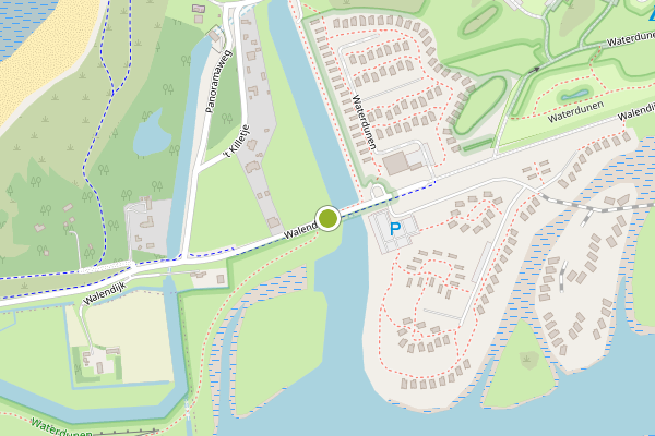 Ambulance-melding op Waterdunen, Breskens op 7 juli, kaart-overzicht