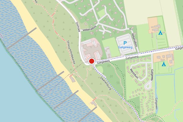 Brandweer-melding op Westduin, Vlissingen op 12 juli, kaart-overzicht