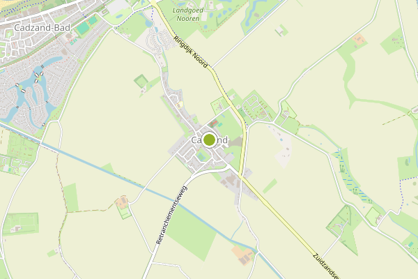 Ambulance-melding op Cadzand op 12 juli, kaart-overzicht