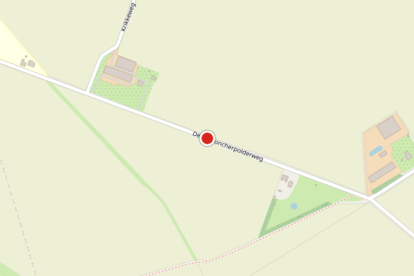 Brandweer-melding op De Perponcherpolderweg, Wolphaartsdijk op 13 juli, kaart-overzicht