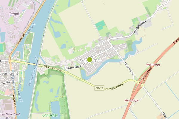 Ambulance-melding op Westdorpe op 13 juli, kaart-overzicht