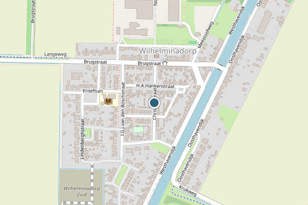 Politie-melding op Christinastraat, Wilhelminadorp op 13 juli, kaart-overzicht
