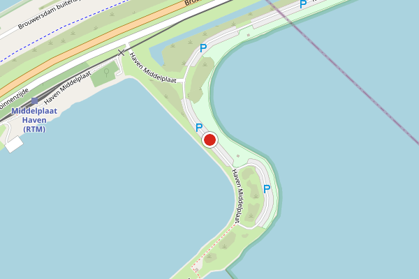 Brandweer-melding op Middelplaat, Scharendijke op 14 juli, kaart-overzicht
