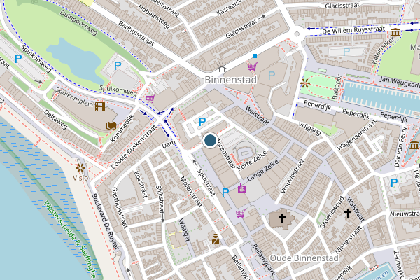 Politie-melding op Bussestraat, Vlissingen op 15 juli, kaart-overzicht