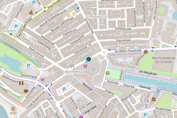 Politie-melding op Aagje Dekenstraat, Vlissingen op 16 juli, kaart-overzicht
