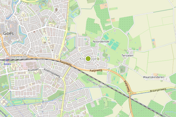 Ambulance-melding op Kloetinge op 16 juli, kaart-overzicht