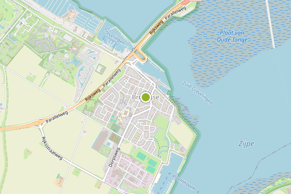 Ambulance-melding op Bruinisse op 17 juli, kaart-overzicht