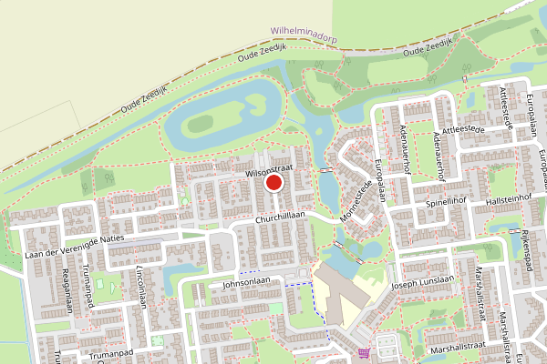 Brandweer-melding op Wilsonstraat, Goes op 17 juli, kaart-overzicht