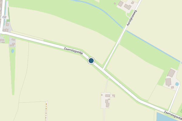 Politie-melding op Zaamslagsedijk, Zaamslag op 19 juli, kaart-overzicht