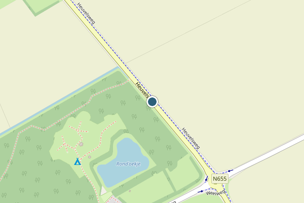 Politie-melding op Heuvelsweg, Kerkwerve op 22 juli, kaart-overzicht