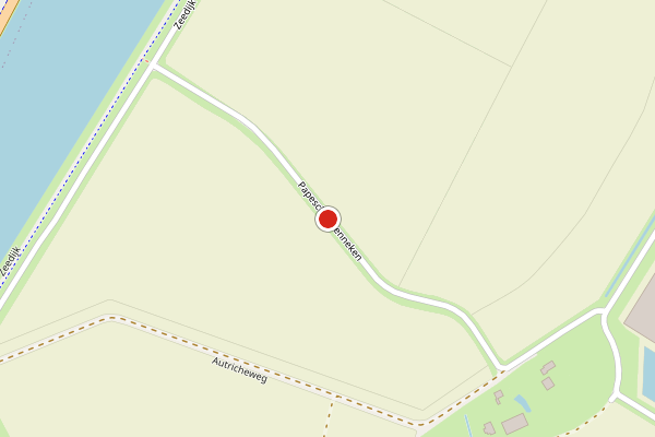 Brandweer-melding op Papeschormenneken, Westdorpe op 23 juli, kaart-overzicht