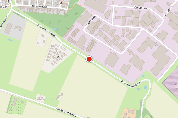 Brandweer-melding op Golepoldersedijk, Breskens op 24 juli, kaart-overzicht