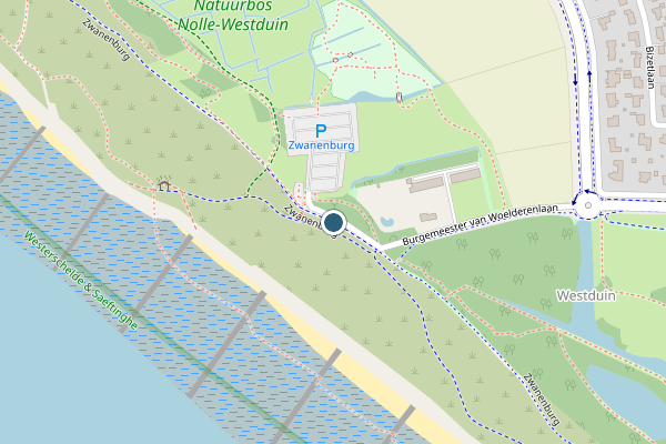 Politie-melding op Zwanenburg, Vlissingen op 24 juli, kaart-overzicht