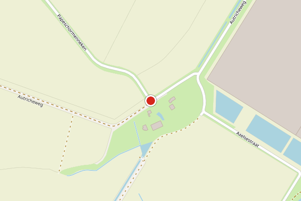 Brandweer-melding op Autricheweg, Westdorpe op 24 juli, kaart-overzicht