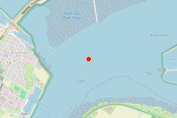 Brandweer-melding op Binnen, Bruinisse op 27 juli, kaart-overzicht