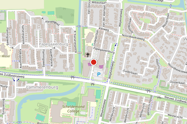 Brandweer-melding op Papegaaienburg, Vlissingen op 27 juli, kaart-overzicht