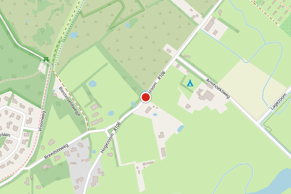 Brandweer-melding op Hogezoom, Burgh-Haamstede op 30 juli, kaart-overzicht