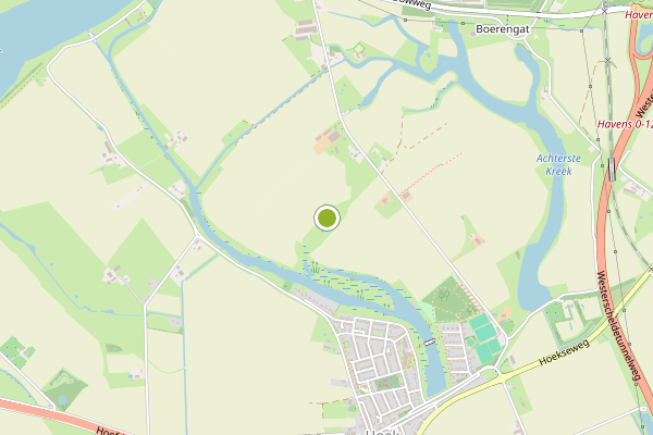 Ambulance-melding op Hoek op 31 juli, kaart-overzicht
