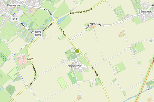 Ambulance-melding op Noordwelle op 31 juli, kaart-overzicht
