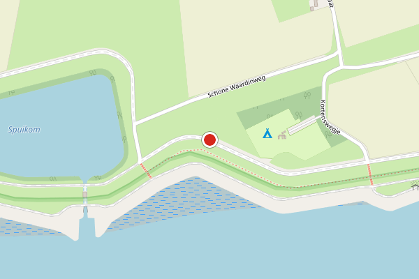 Brandweer-melding op Oostelijke Bermweg, Vlissingen op 31 juli, kaart-overzicht