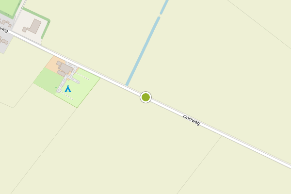 Ambulance-melding op Oostweg, Zonnemaire op 1 augustus, kaart-overzicht