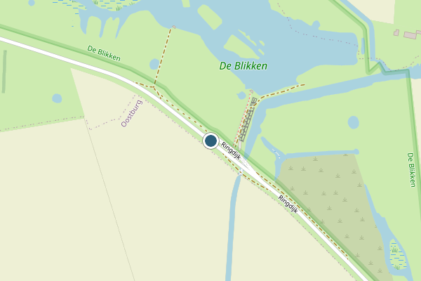 Politie-melding op Ringdijk, Nieuwvliet op 1 augustus, kaart-overzicht