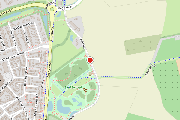 Brandweer-melding op Stelleweg, Kloetinge op 1 augustus, kaart-overzicht