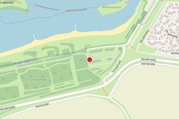 Brandweer-melding op Schelphoek, Wolphaartsdijk op 1 augustus, kaart-overzicht