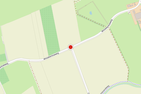 Brandweer-melding op Oostweg, 's-Heer Arendskerke op 2 augustus, kaart-overzicht