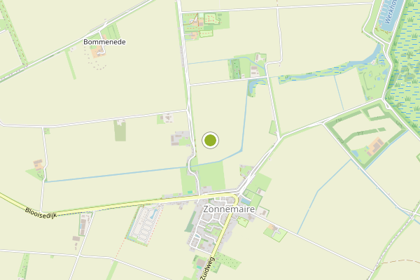 Ambulance-melding op Zonnemaire op 3 augustus, kaart-overzicht