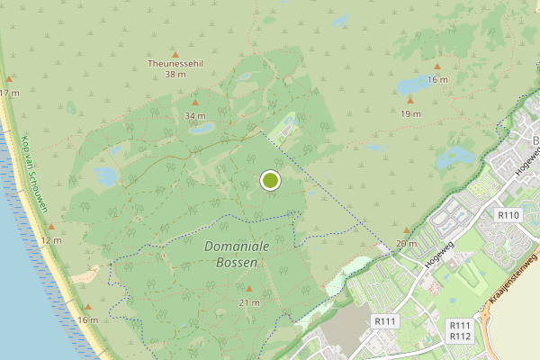 Ambulance-melding op Burgh-Haamstede op 4 augustus, kaart-overzicht