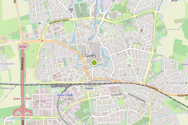Ambulance-melding op Goes op 5 augustus, kaart-overzicht