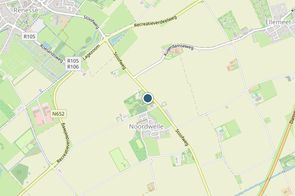 Politie-melding op Noordwelle op 6 augustus, kaart-overzicht