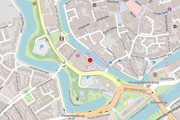 Brandweer-melding op Pottenbakkerssingel, Middelburg op 2 juni, kaart-overzicht