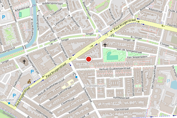 Brandweer-melding op Van der Manderestraat, Vlissingen op 1 juni, kaart-overzicht