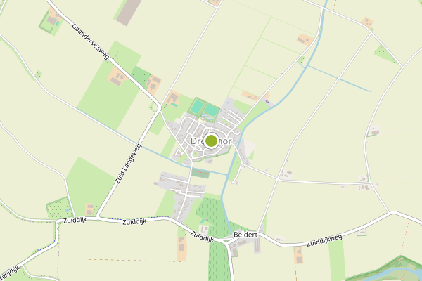 Ambulance-melding op Dreischor op 3 juni, kaart-overzicht