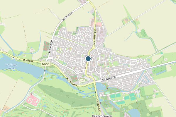 Politie-melding op Axel op 5 juni, kaart-overzicht