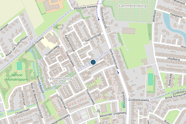 Politie-melding op Van Dam van Isseltstraat, Vlissingen op 5 juni, kaart-overzicht