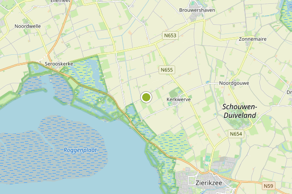 Ambulance-melding op Zierikzee op 9 juni, kaart-overzicht