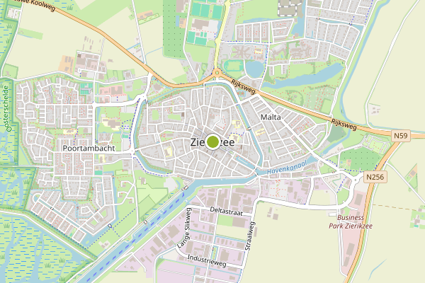 Ambulance-melding op Zierikzee op 12 juni, kaart-overzicht