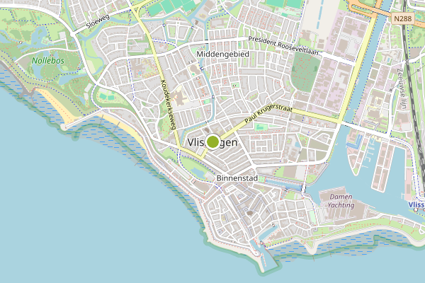 Ambulance-melding op Vlissingen op 14 juni, kaart-overzicht